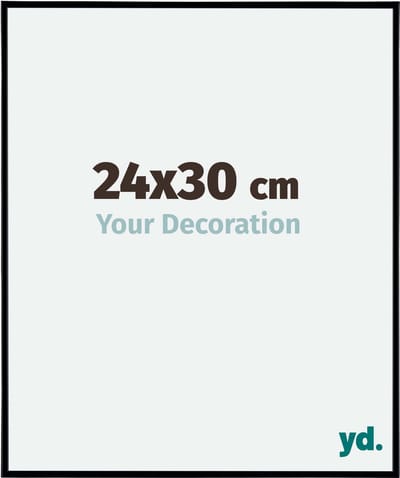 Your Decoration - Fotolijst 24x30 cm - Kunststof - Zwart Mat - Evry