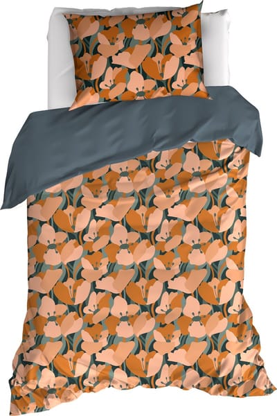 De Witte Lietaer Dekbedovertrek Aria, June Bug - 140 x 200/220 - Katoen Percal