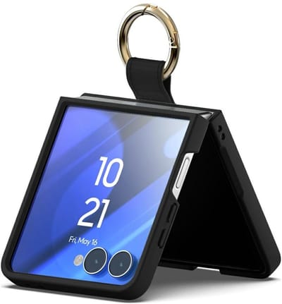 Mercury Gold Ring Hoesje Voor Samsung Galaxy Z Flip7 Beschermhoesje