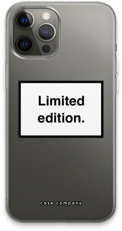 Case Company® - Hoesje geschikt voor iPhone 13 Pro Max hoesje - Limited edition - Soft Cover Telefoonhoesje - Bescherming aan alle Kanten en Schermrand