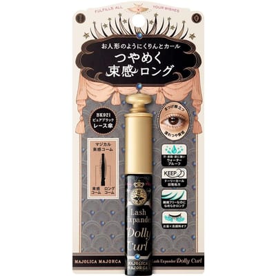 Shiseido - Majolica Majorca Lash Expander Dolly Curl Mascara BK921 Pure Black