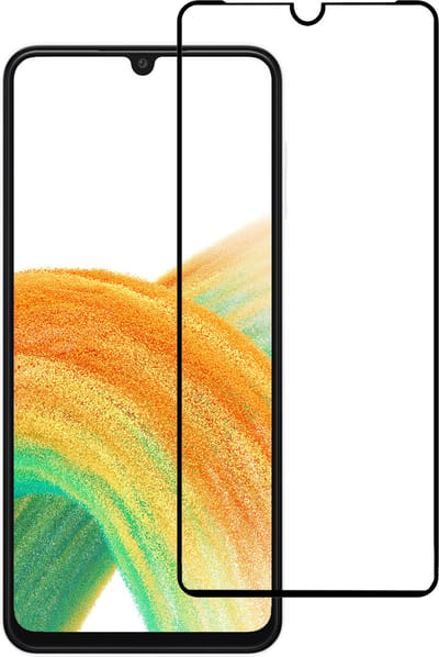 Screenprotector - Geschikt voor Samsung Galaxy A33 - Full Cover - Beschermglas - Gehard Glas - Tempered Glass - Screen Protector