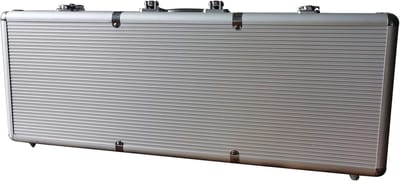 Lege Chipkoffer - Aluminium Kist - Poker Spelen - Robuust Frame - Zilver