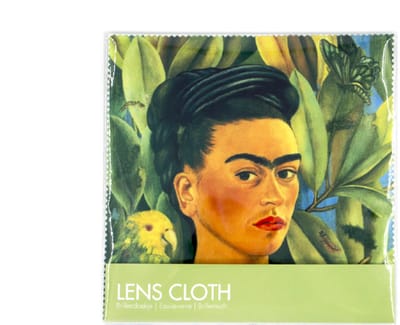 Brillendoekje Microfiber – Frida Kahlo Zelfportret met Bonito – museumwebshop.com