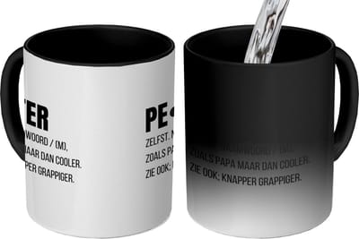Magic Mok - 275 ML - Koffiebeker geschenk - Mokken - Koffiemok - Koffietassen - Koffietas - Quote - Spreuken - Snor - Theemok - Theemokken groot - Thee tas - Wil jij mijn peter zijn - Meter en Peter vragen - Peetoom cadeau - Metekind - Petekind
