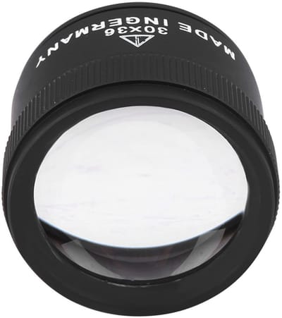 Dailygoods- Juweliers Vergrootglas 30x Vergroting - Vergrootglas met Licht - Duurzaam Zinklegering - Optisch Vergrootglas - Klein Formaat - Ideaal voor Juwelen Inspectie