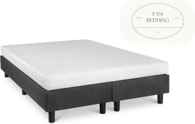 2 Persoons Boxspring Studio Luxe Pocketvering HR matras – Antraciet 120x190