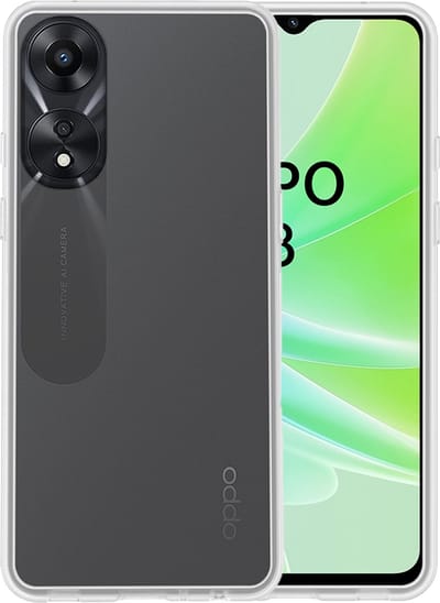 Hoesje - Geschikt voor OPPO A78 5G - Sterk & Shockproof - Hoes Cover - Siliconen Case - Telefoonhoesjes - Transparant