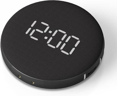 Digitale Wekker - Trilalarm Klok - Diepe Slapers - Geïntegreerde Vibrator - 2 x 381 x 11 cm - Zwart