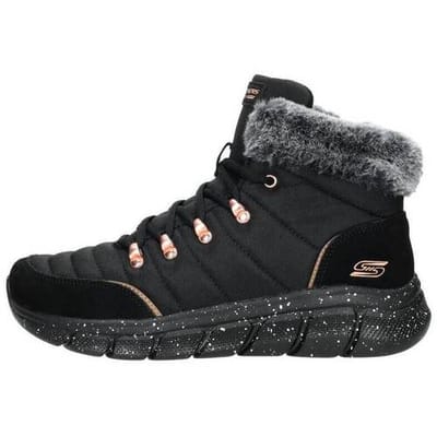Skechers Bobs B Flex - Jolly Darling Veterschoenen Hoog - Zwart - Maat 36