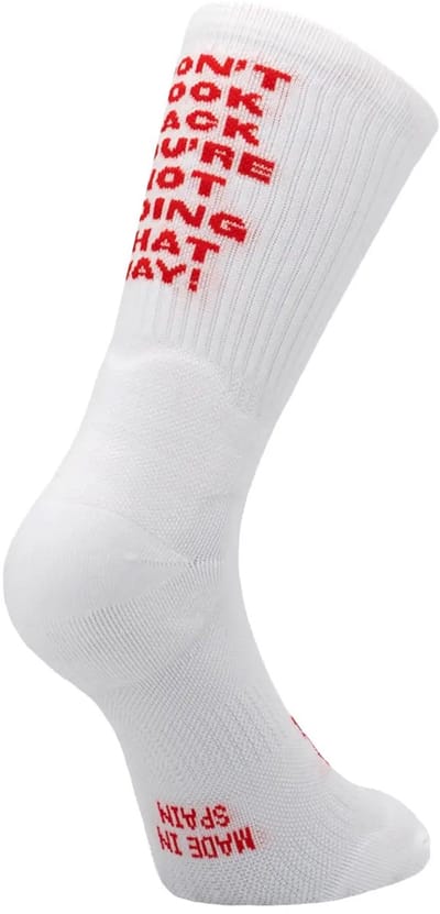 Sporcks Don´t Look Back Sokken Wit EU 41-43 Crossfit sokken- fitness - Statement