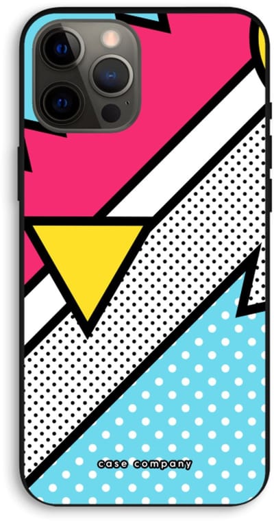 Case Company® - Hoesje geschikt voor iPhone 12 Pro Max hoesje - Pop Art #3 - Biologisch Afbreekbaar Telefoonhoesje - Bescherming alle Kanten en Schermrand
