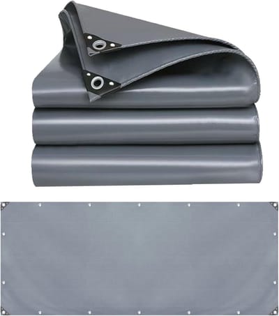Waterdicht Grondzeil - Afdekzeil Oogjes - Buiten Beschermen - 99% UV Blok - 1.5x2.5 Meter - Grijs
