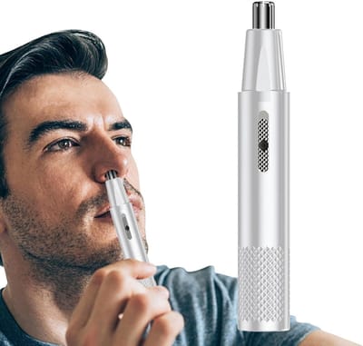 Neus en oor trimmer - Gezichtsreiniger trimmer - Ongewenst haar verwijderen - 2-in-1 oplaadbaar - 15 cm lang