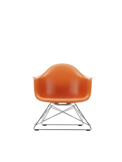 Vitra Eames Plastic Armchair LAR - glanzend chroom - roestoranje RE