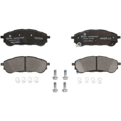 Remblokset DELPHI LP3707, achter