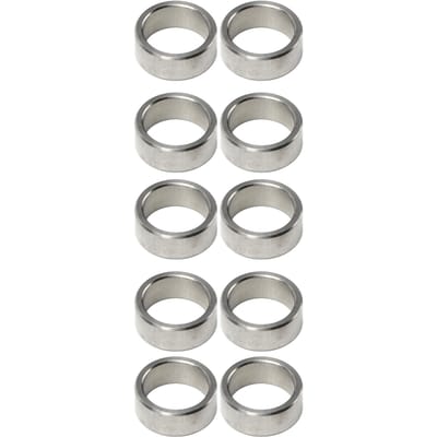 10 stuks afstandsringen, 15 mm buitendiameter, 12 mm binnendiameter, roestvrijstalen hardware-accessoireset, kit 351500150060 351500150060