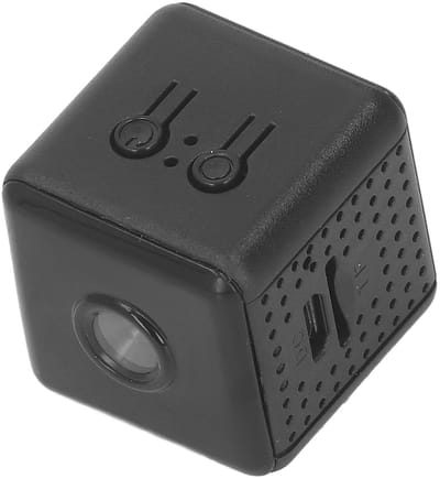 Dailygoody - HD 1080P Beveiligingscamera - Mini Camera - Draadloos en Draagbaar - Zwart - Bewegingsdetectie - Veiligheid voor Binnen en Buiten - Compa