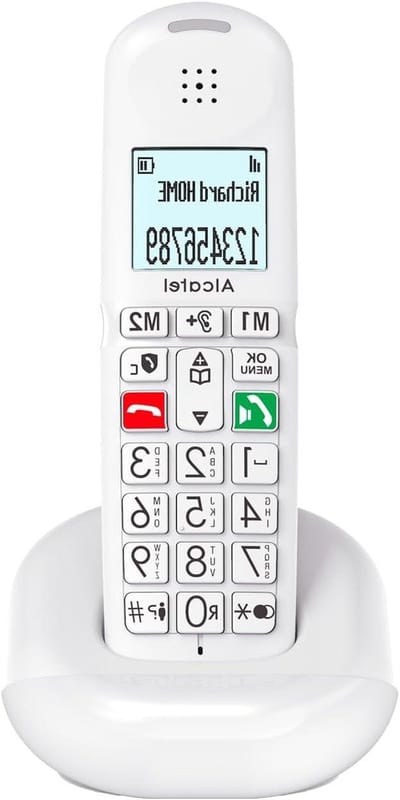 Vaste Telefoon - Senioren Telefoon - Duidelijk Bellen - Extra Grote Toetsen - XL Formaat - Wit
