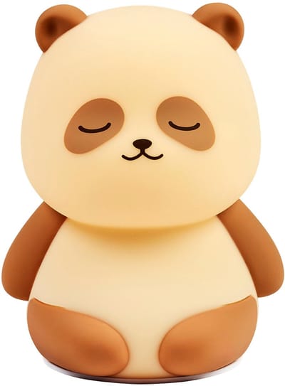 Nattou Baby Nachtlampje Panda - 12 cm - Baby cadeau - Beige