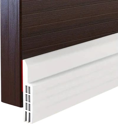 Livano Kussen Voor Deur - Deurborstel - Tochtstrip - Tochthond - Windstopper - Tochtband - Tochtstopper - Tochtkussen - Draft Stopper - Wit