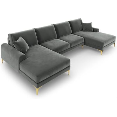5-zitshoekbank Madara velvet | Mazzini Sofas