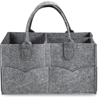 Draagbare Luier Caddy Organizer voor Baby's - Opvouwbare Organizer met Verdeeld Ontwerp voor Baby Spullen