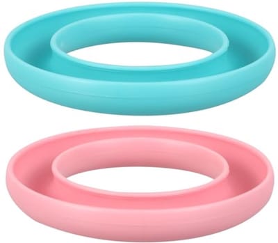 Spoelhouder en opbergdoos voor Naaimachine - 2 Stuks in Blauw en Roze