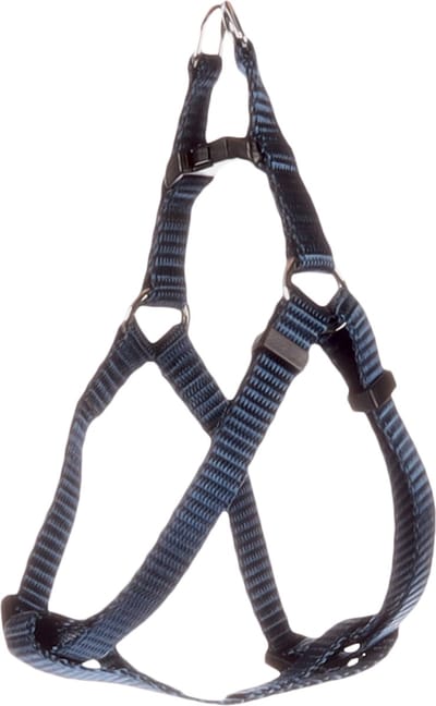 Flamingo Ziggi Step&go - Harnas Honden - Harnas Step&go Ziggi Donkerblauw Xs 20-35cm 10mm - 1st - 134605 - 1st