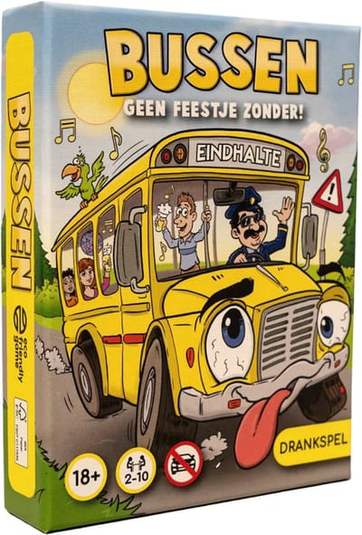 BUSSEN - geen feestje zonder! - drankspel - kaartspel - partyspel - 18+