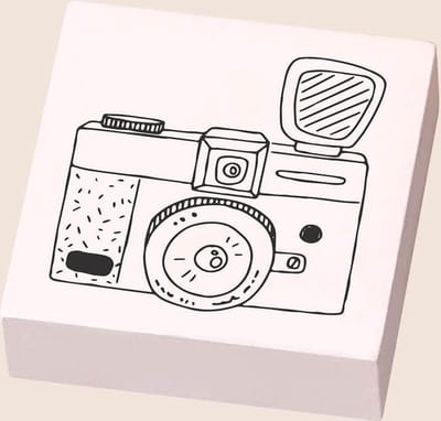 Colop May & Berry Stempel | Camera | 4.5 x 4.5 cm