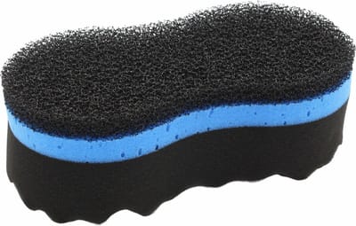 Duospons zwart/blauw met anti insectenlaag 22 cm x 11,3 cm x 7,4 cm