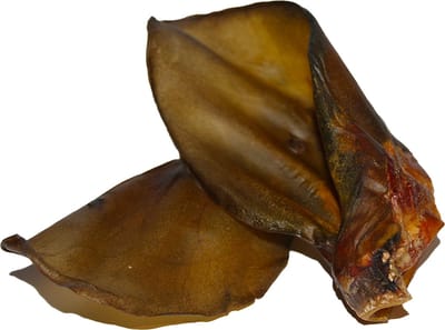 Runderoren – Hondensnack – Voordeelpakket 4 stuks – Kauwsnack – Hypoallergeen – Natuurlijk gedroogd