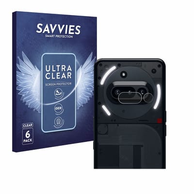 Savvies - Screenprotector voor Nothing Phone (3a) (ALLEEN Camera Lens) - Folie Beschermfolie transparant 6 Stuks