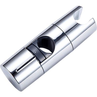 Manchon coulissant de douche Installation simple Support de pommeau de douche Conception universelle Tige de levage de douche fermement fixée Manchon coulissant argenté
