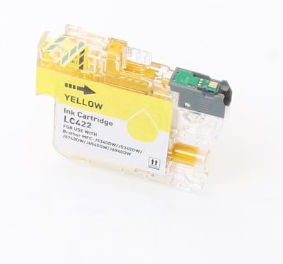 Colori huismerk inkt cartridge geschikt voor Brother LC422XLY Geel MFC-J5340DW MFC-J5345DW MFC-J5740DW MFC-J6540DW MFC-J6940DW