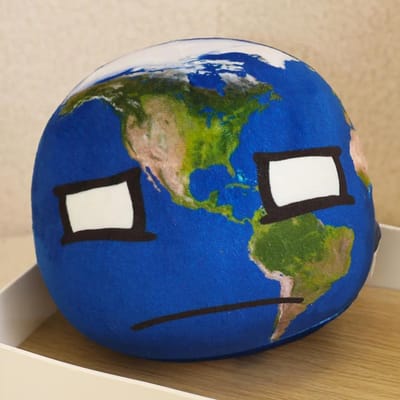 Leuk Groothandel Planeet Kussen Pluche Speelgoed 10 Stijlen Aarde Maan Zon Mars Pop Kinderen's Cognitieve Knuffel Decoraties Polandball 10cm brown