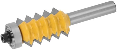 Routerfrees voor houtbewerking - 8-bits shank, carbide constructie, multi-tand ontwerp, geschikt voor frezen en installeren, 4 maten beschikbaar
