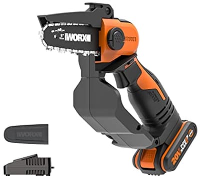 Accu-eenhandstakkenzaag 20 V - 12 cm zwaardlengte, licht en comfortabel