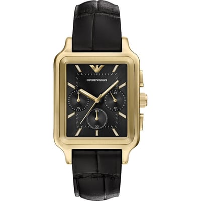 Emporio Armani AR11753 Mannen Horloge 38 mm - Zwart