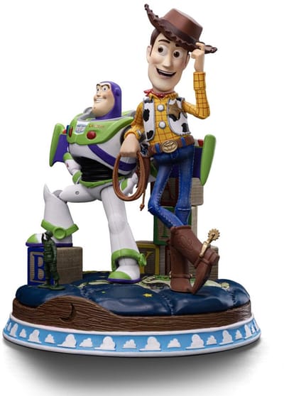 Iron Studios - Deluxe Art Scale 1/10 - Disney - Toy Story - Buzz en Woody Statue 20cm