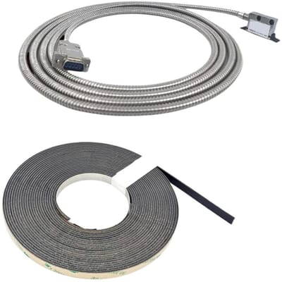 Magnetische Liniaal - Encoder Schaal - Precisie Meten - Hoge Nauwkeurigheid 5um - 8000mm - Zilver