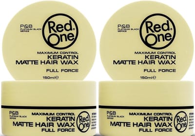 Red One Haar Styling Wax - Keratin - 4 x 150 ml