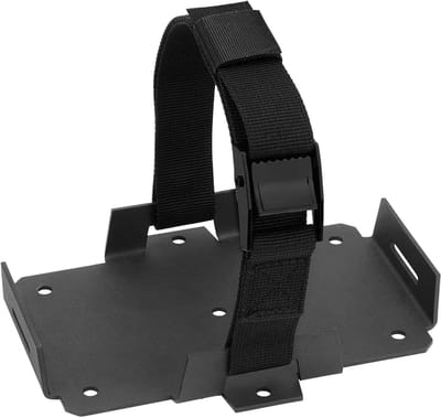 Accuhouder - Batterijbox - Veilige Stroomopslag - Verstelbare Bevestigingsriem - 17 x 13 x 5 cm - Metaal
