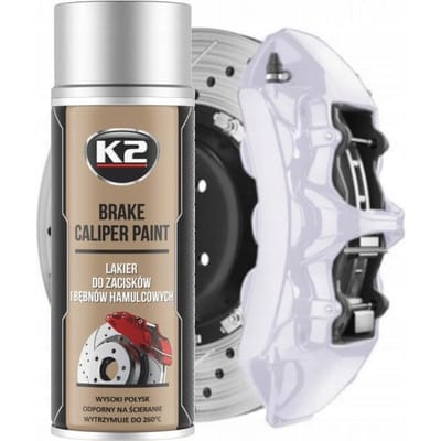 k2 remklauwverf 400ml zilver - hittebestendig - creëert een duurzame beschermende coating - werkt corrosiewerend