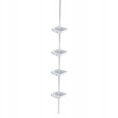 Wenko Telescopische Doucheplank Funky Wit 250cm