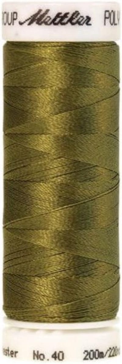 AMANN POLYSHEEN NAAI-BORDUURGAREN, COL-6133 GROEN, 200M, PER STUK.