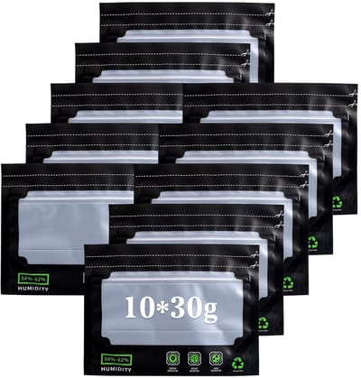 Dailygoods- Aluminium Folie - 10 Ziploc Opbergtassen - Vochtregulatie - Koffie/Thee - 25 x 18 cm - 100 gr - Hoge Barrier Films - Opbergzakken