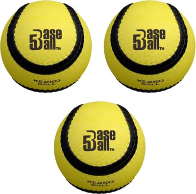 Kenko Baseball5 Geel Set 3 Ballen.