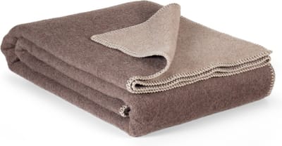 MoST - Wolverine - 2-persoons omkeerbare bed deken - Merino wol - 200 x 220 cm - beige-bruin